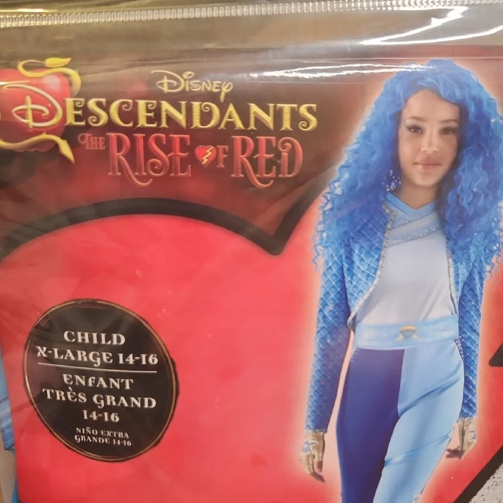 Disney Descendants 4 The Rise Of Red Chloe Halloween Costume L 12 14 - Picture 1 of 8